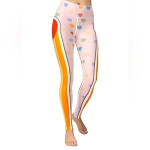 Fiercepulse Rainbow Love Leggings sz.M